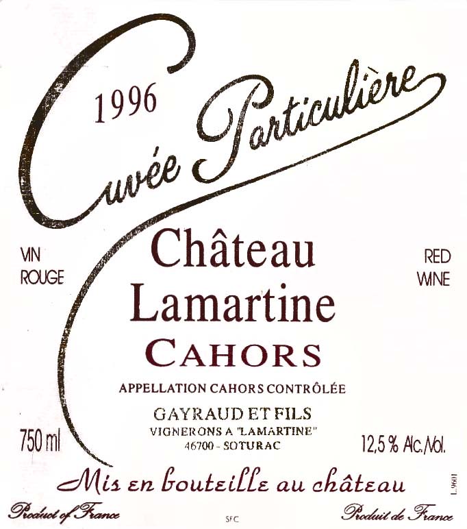 Cahors-Lamartine Cuvee part 1996.jpg